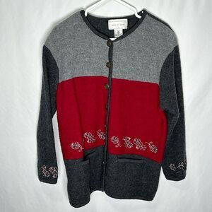 Japon et chine cardigan 100% wool